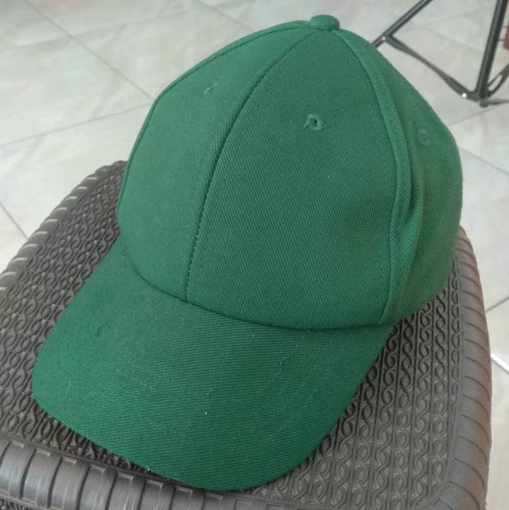 Topi Baseball Rafel Ring Besi - Hijau Botol